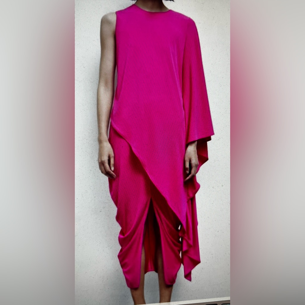Zara 2 Piece Skirt & Top Fuchsia